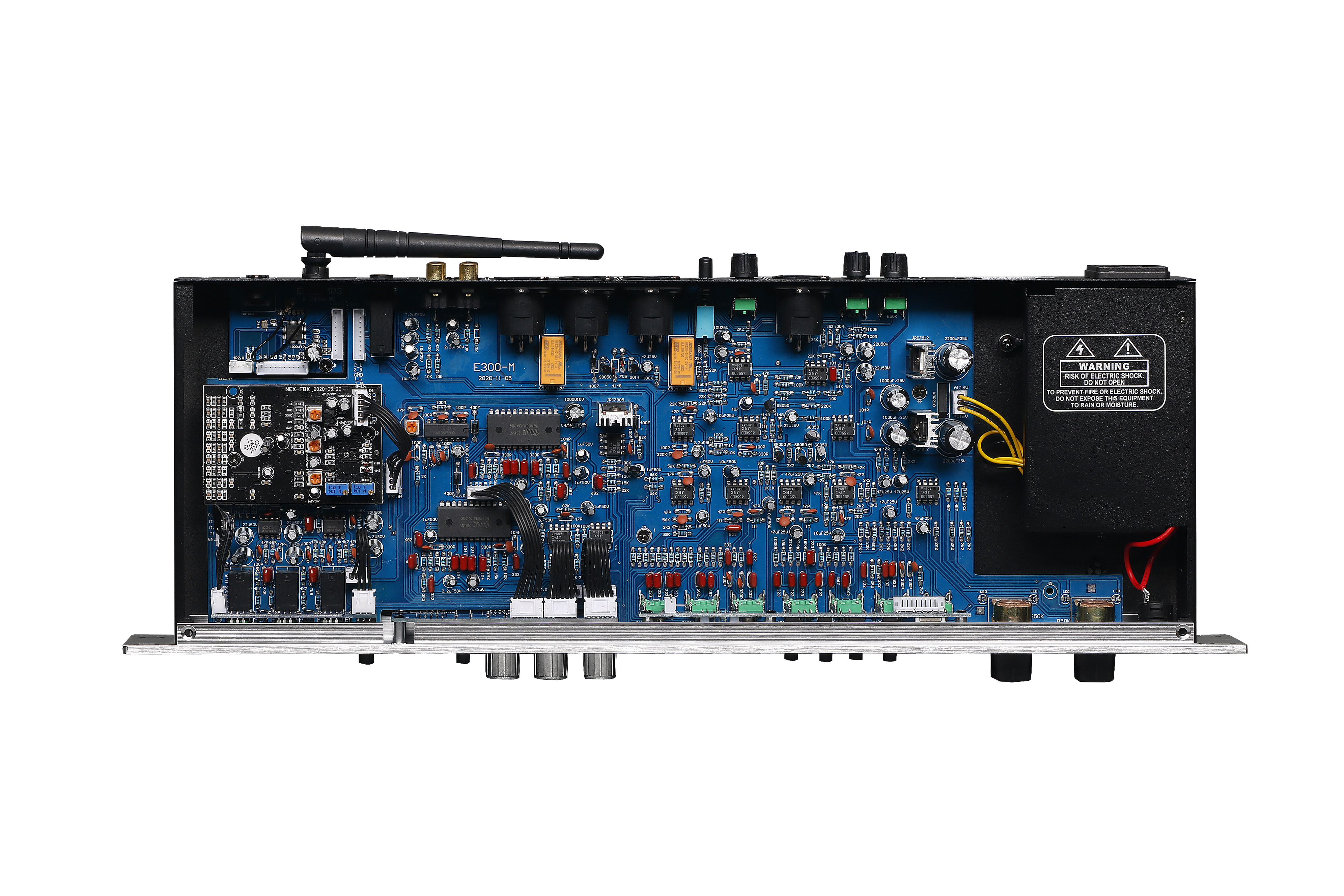 E-300 16DSP Effect Professional Karaoke Processor con control remoto