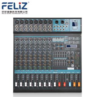 H-PMR Mezclador digital de efectos DSP/TAP de 8 canales Consola de mezcla digital de audio