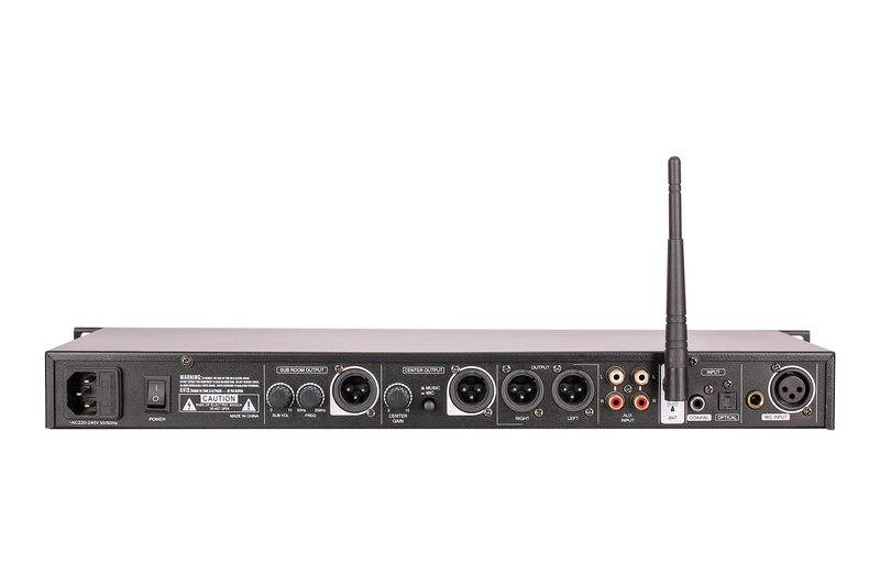 K-1 Procesador de karaoke profesional con control remoto