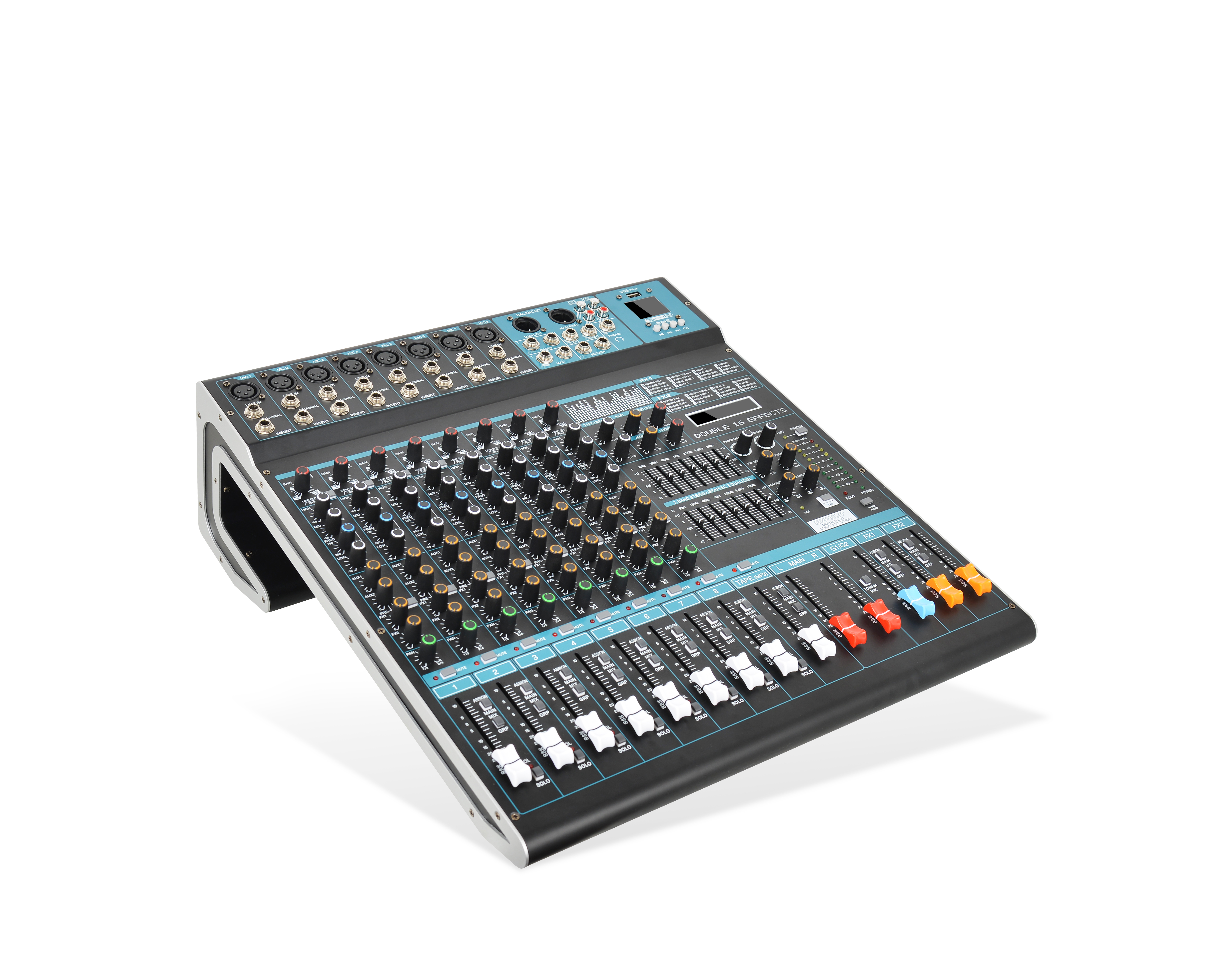 H-PMR 8 canal DSP / TAP EFECTOS DIGITAL MEZCLADOR AUDIO DIGITAL MEZCLA COMSOLE