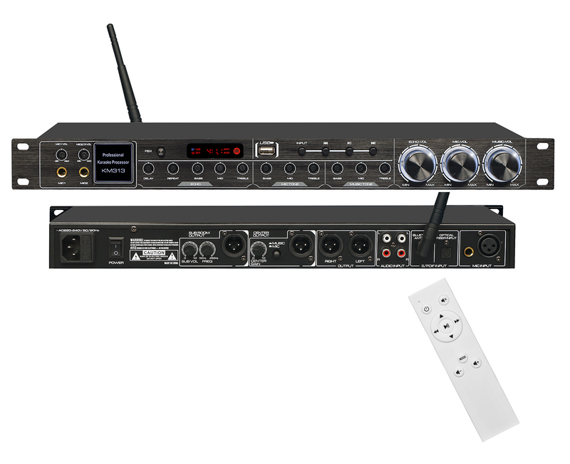 KM-315 / km-313 Procesador profesional de karaoke con control remoto