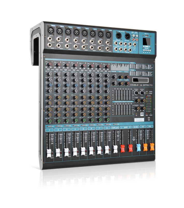 H-PMR 8 canal DSP / TAP EFECTOS DIGITAL MEZCLADOR AUDIO DIGITAL MEZCLA COMSOLE