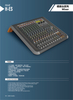 Mezclador H-CX10 / 14 canales con efecto DUAL 99DSP