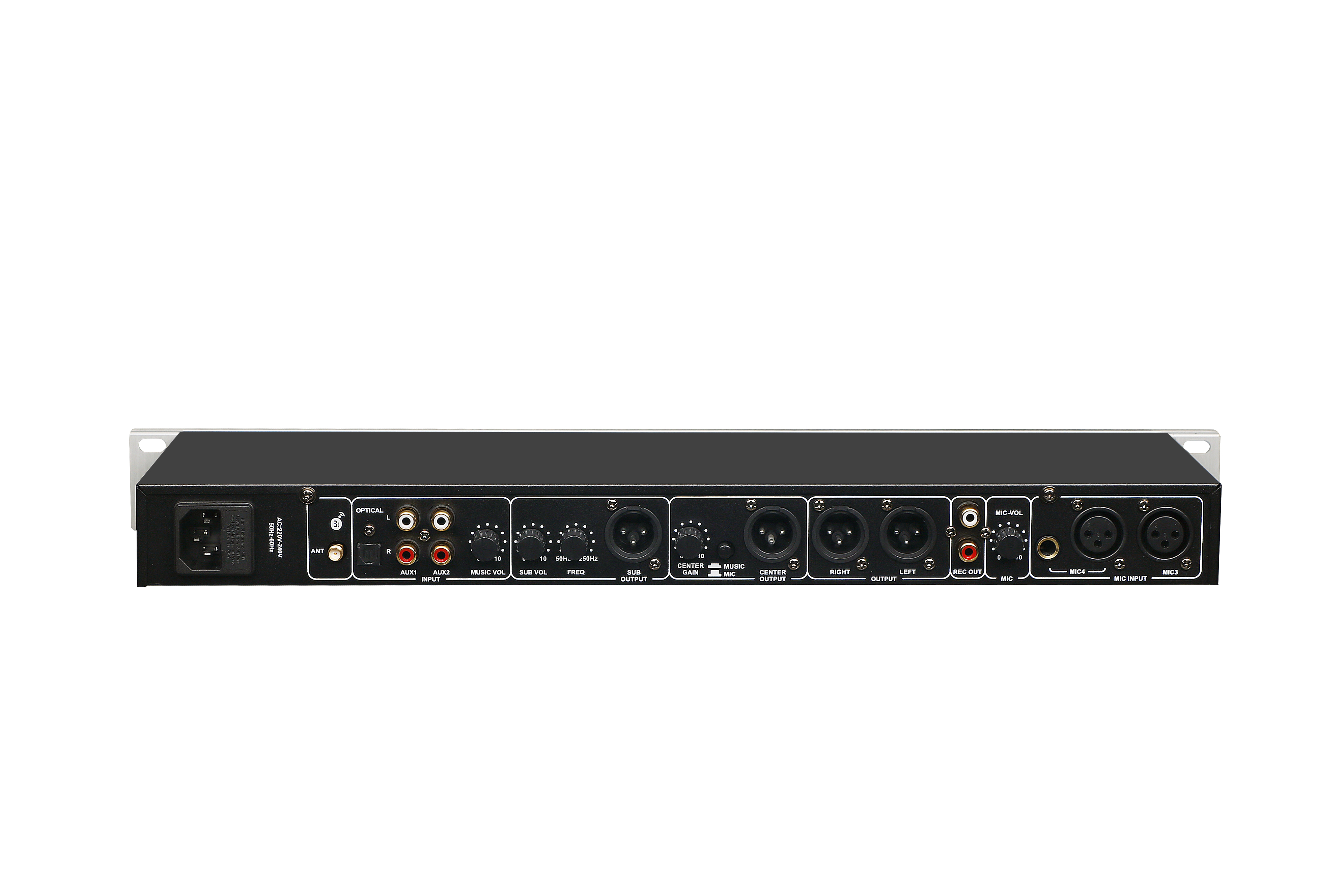 Procesador de karaoke profesional FX-20 con control remoto